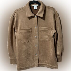Sincerely Jules Faux Suede Shirt
